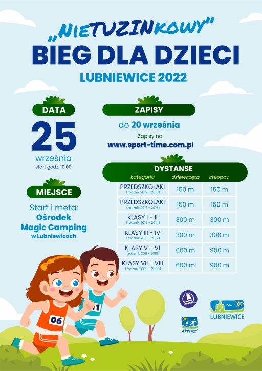 Nietuzinkowy Bieg Dla Dzieci Lubniewice 2022