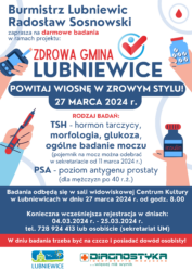 Zdrowa Gmina Lubniewice – darmowe badania dla mieszkańców
